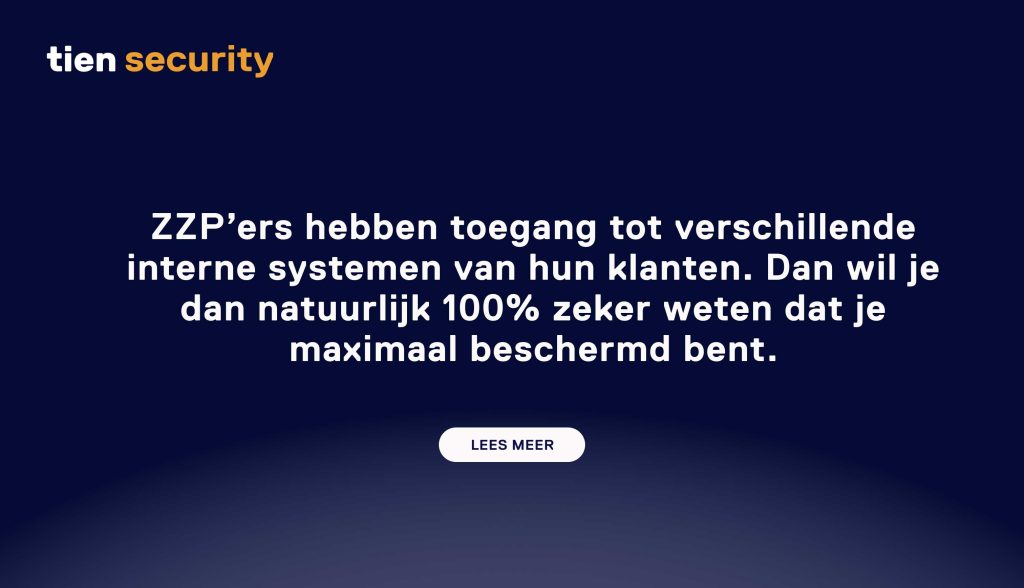 Cybersecurity voor ZZP